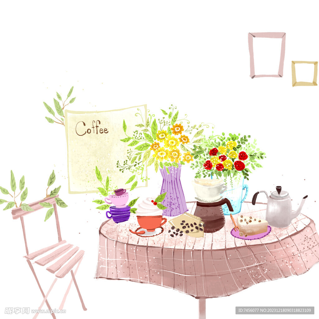 餐桌花卉静物花瓶挂画装饰画