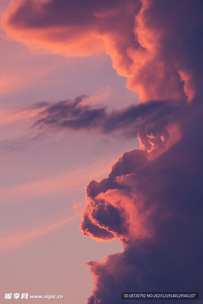 夕陽晚霞圖片