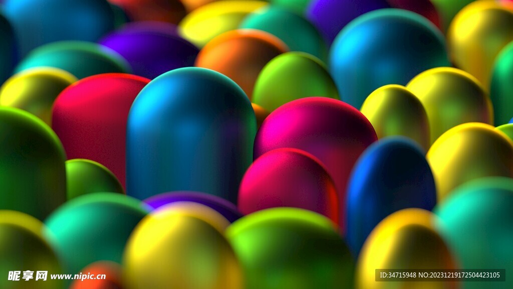 彩球抽象立体造型