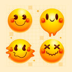 emoji表情符号素材 