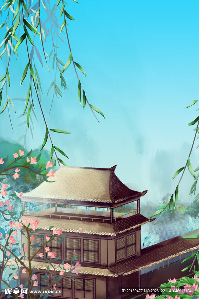          國潮古建筑 