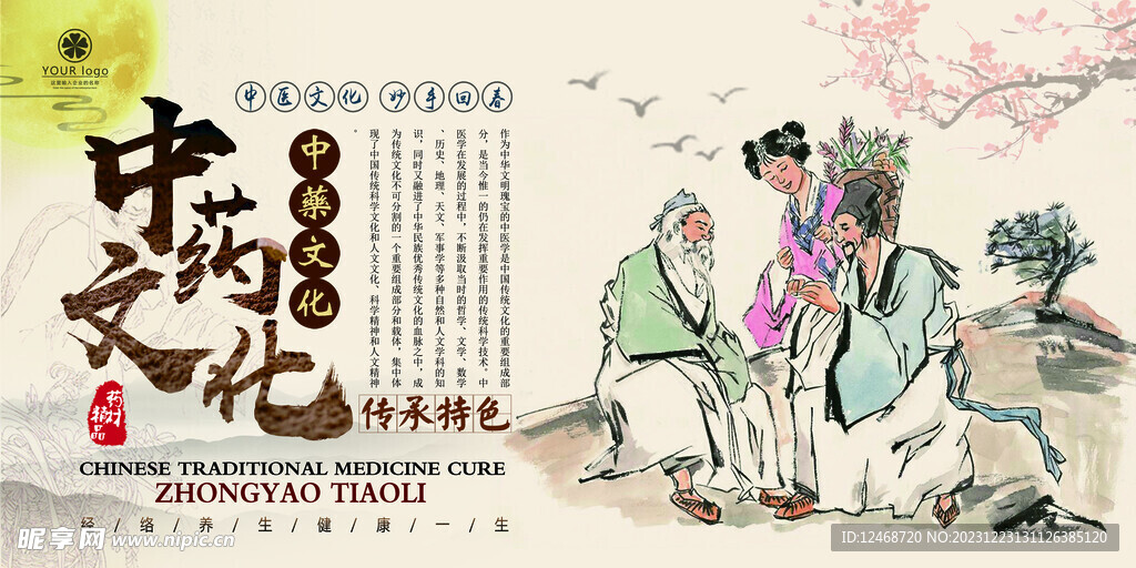 中醫(yī)藥文化海報(bào)