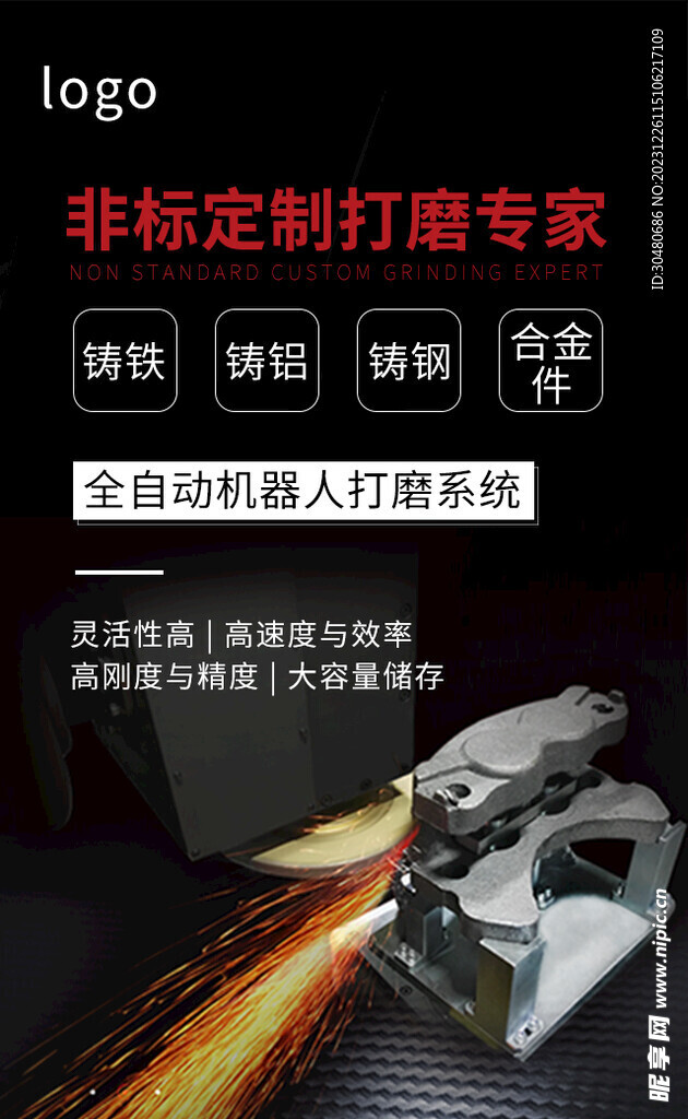 打磨機海報