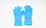 蓝色工业橡胶制品手套
