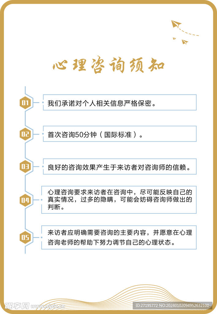 咨詢須知