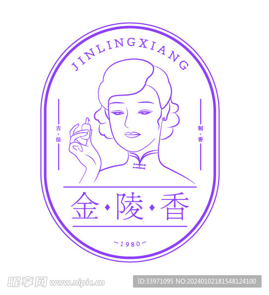 民国女人香水logo