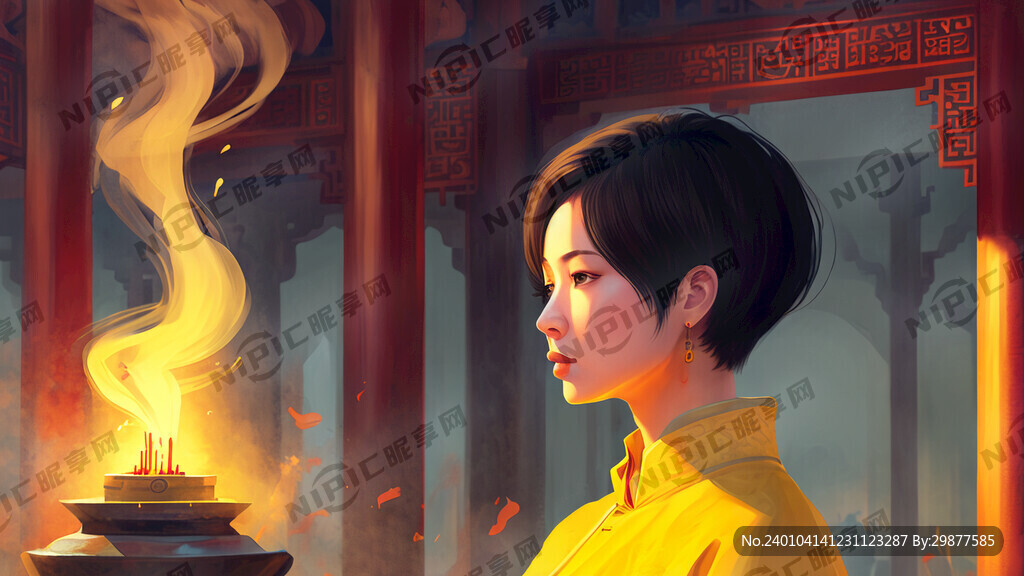 女性 短發 穿著黃色衣服 