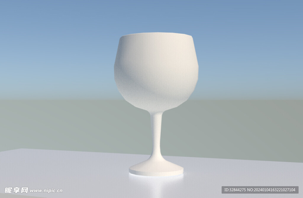 玻璃高脚杯C4D