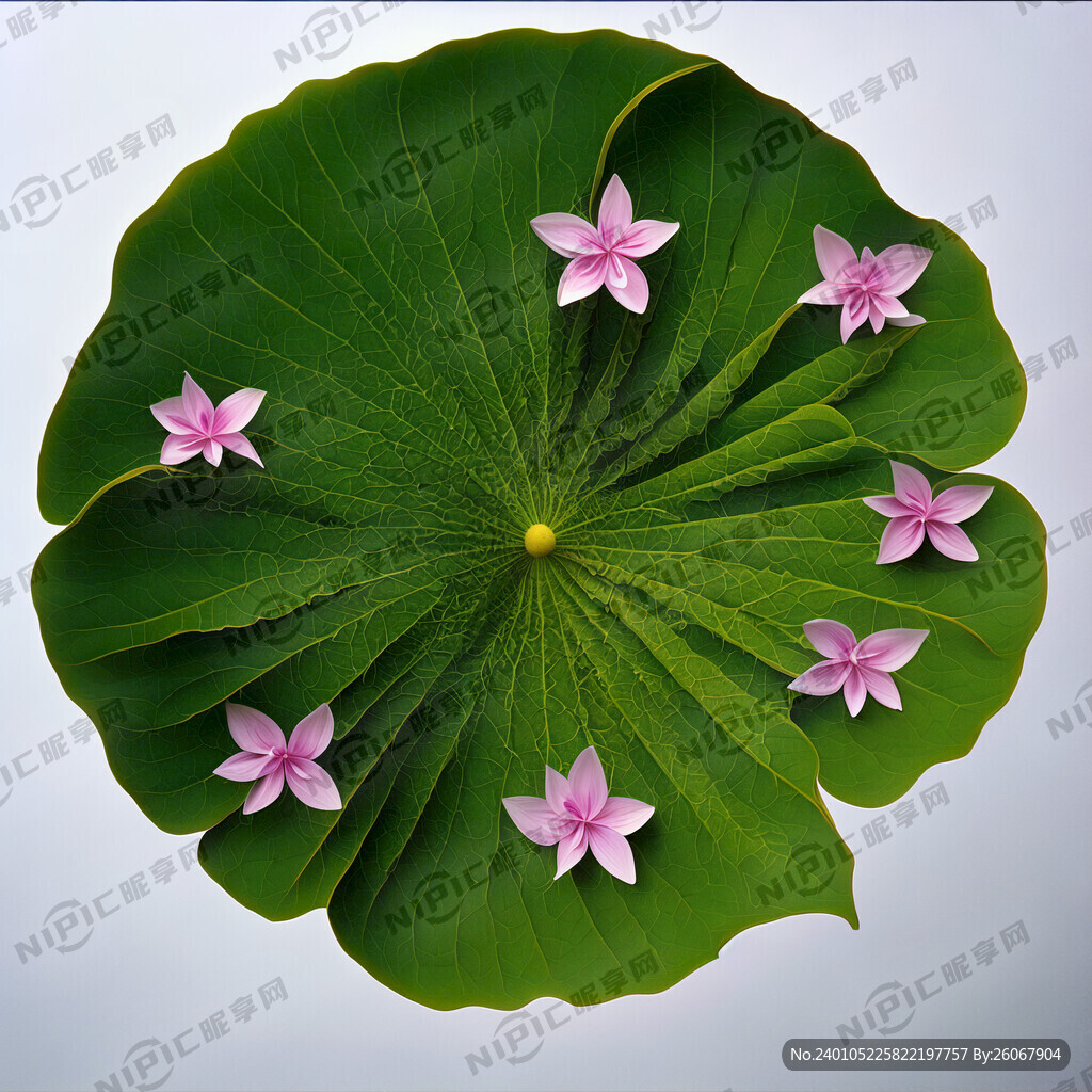 含苞待放花蕾 3層顏色 色塊