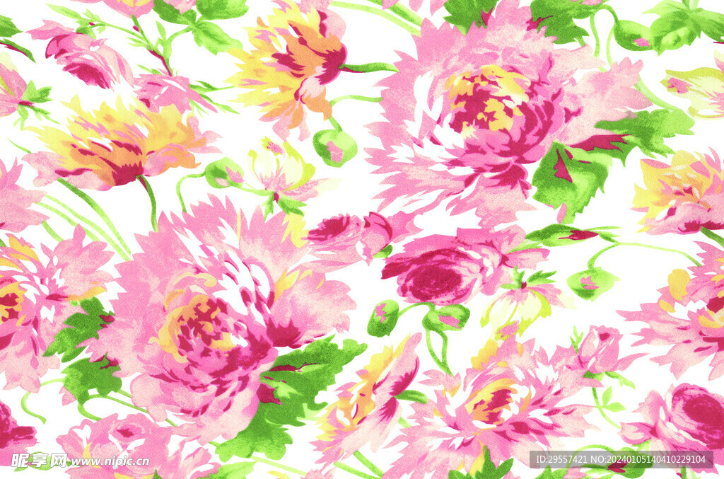 色塊花