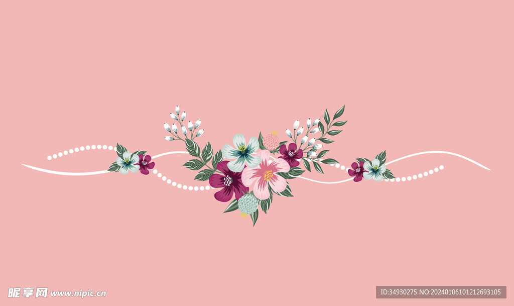 手繪花