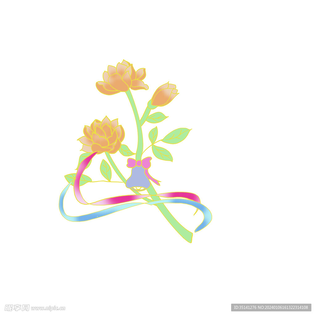 花朵装饰图案素材