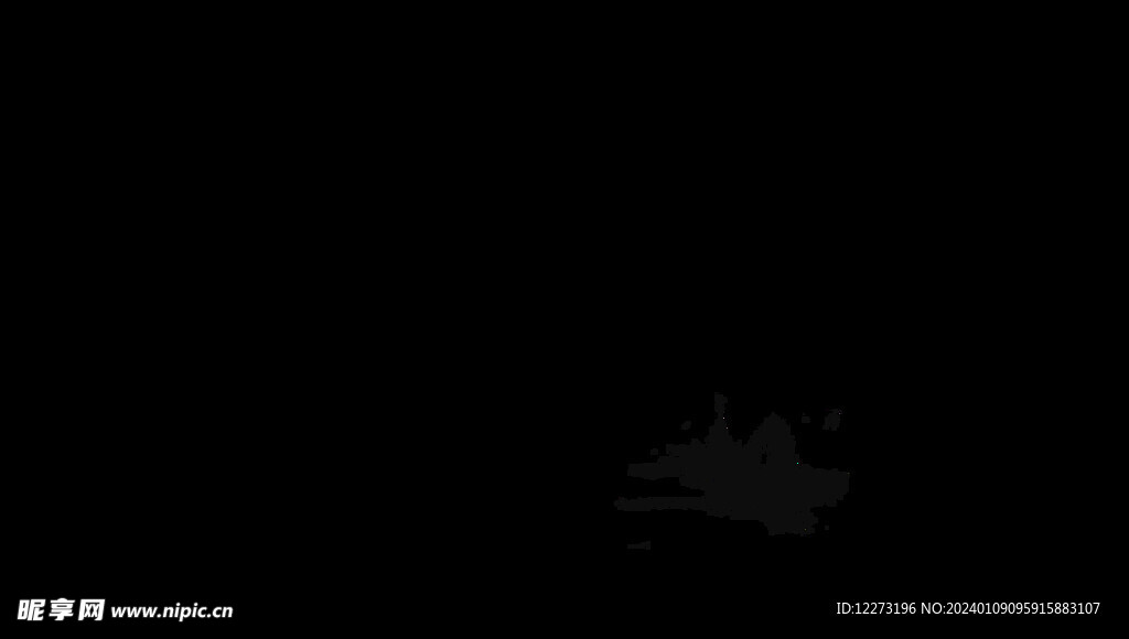 水墨山水國畫         