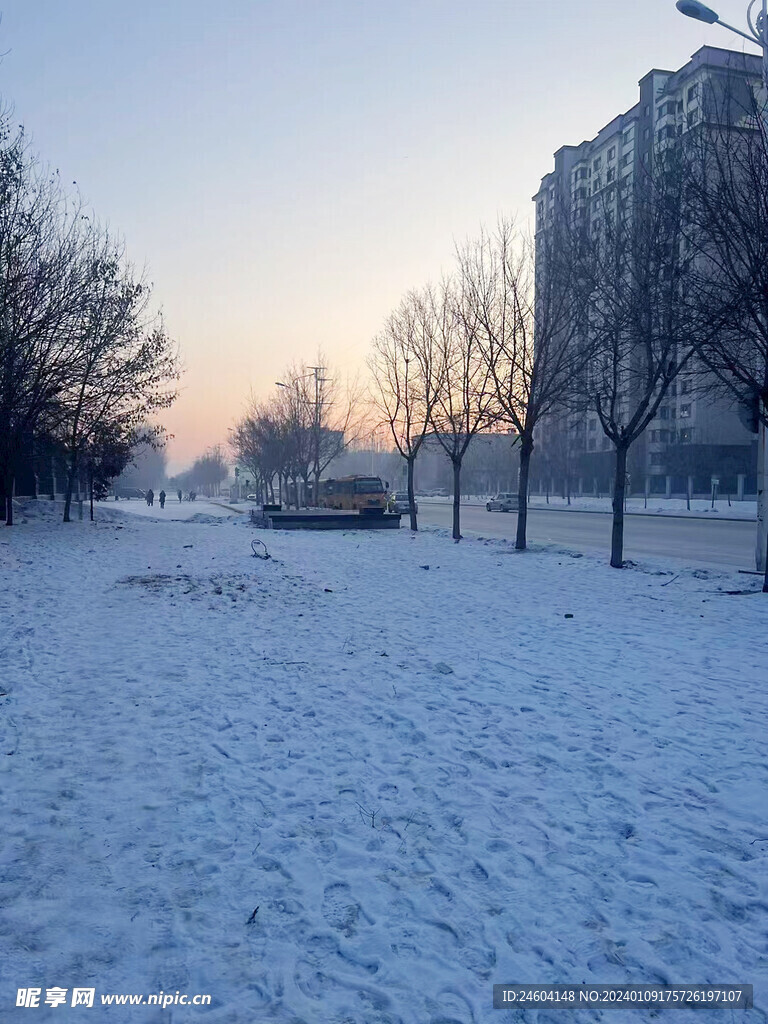 冬季街头