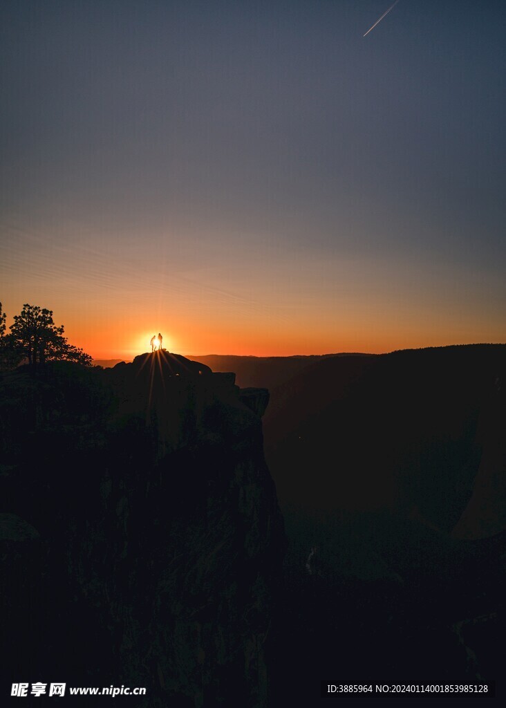 夕陽晚霞圖片