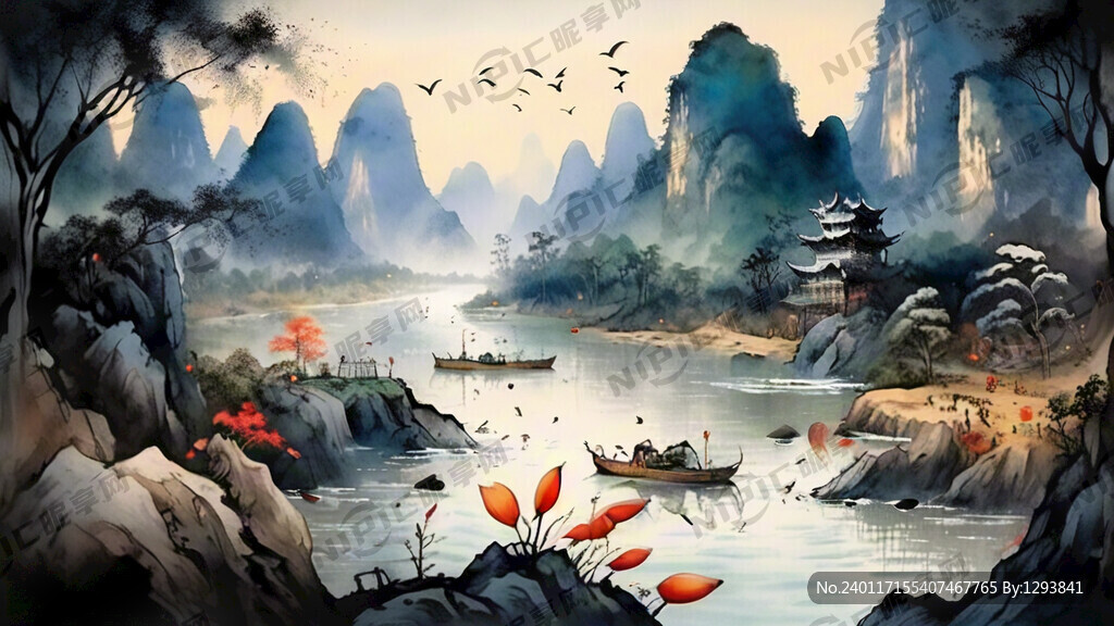 臘八節 桂林山水