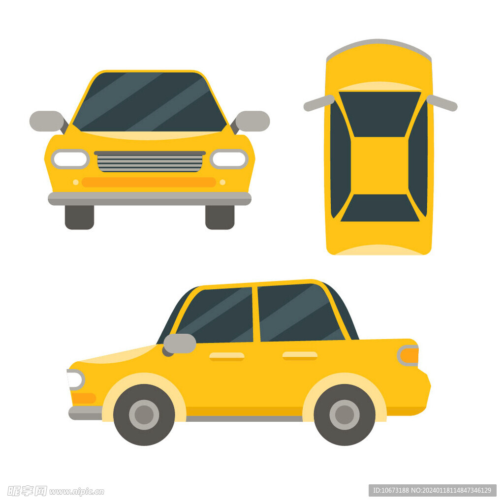 車輛不同視角