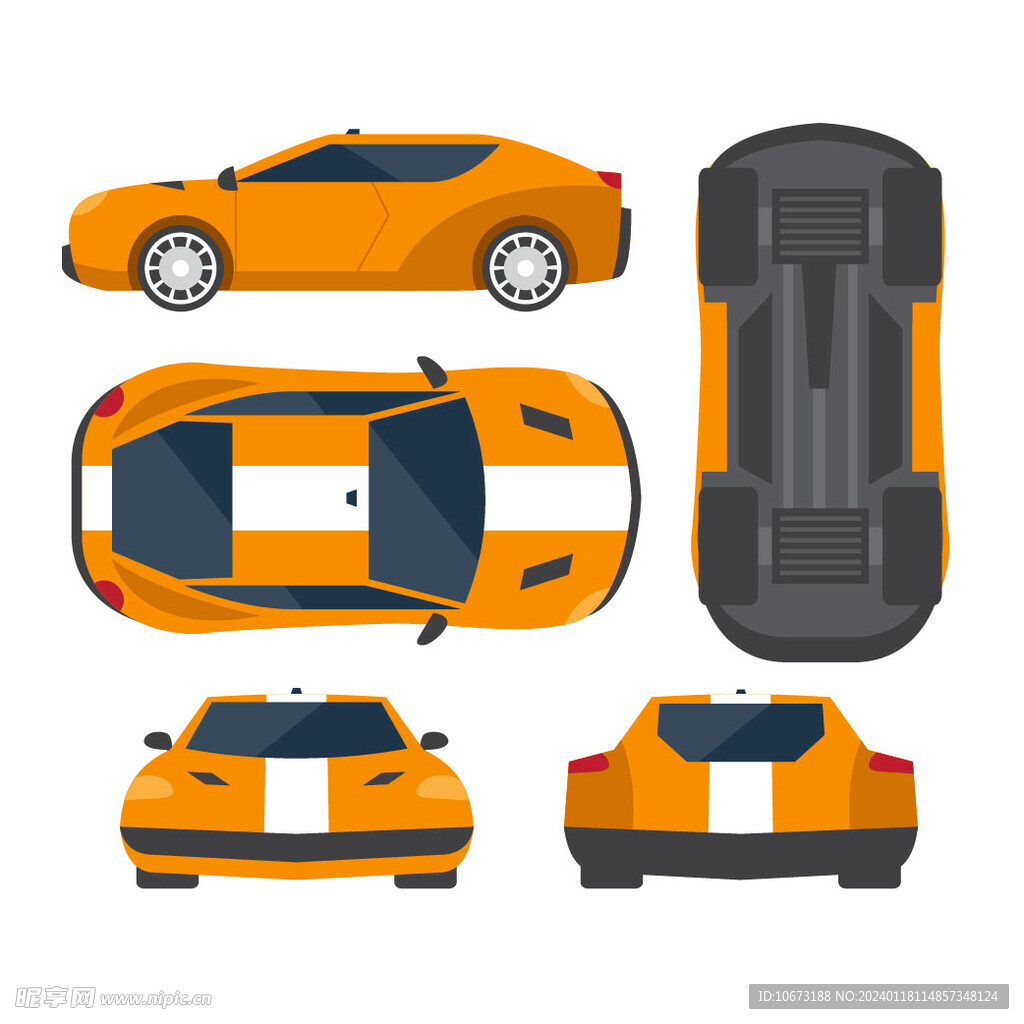 車輛不同視角