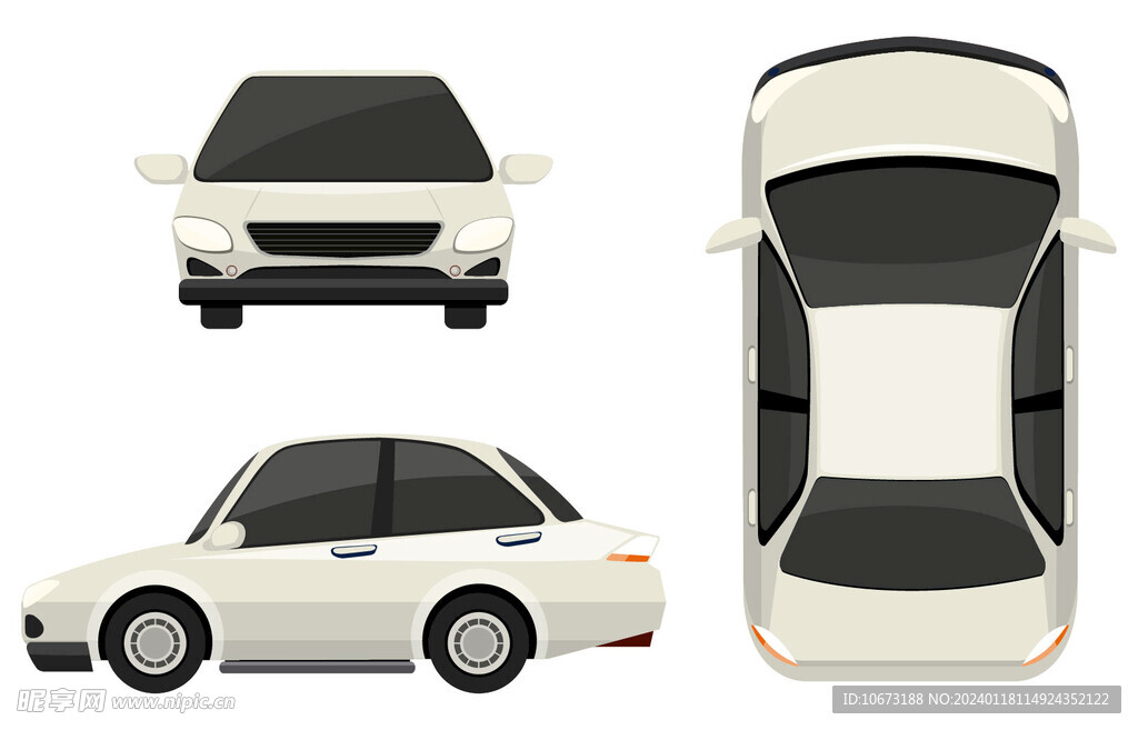 車輛不同視角