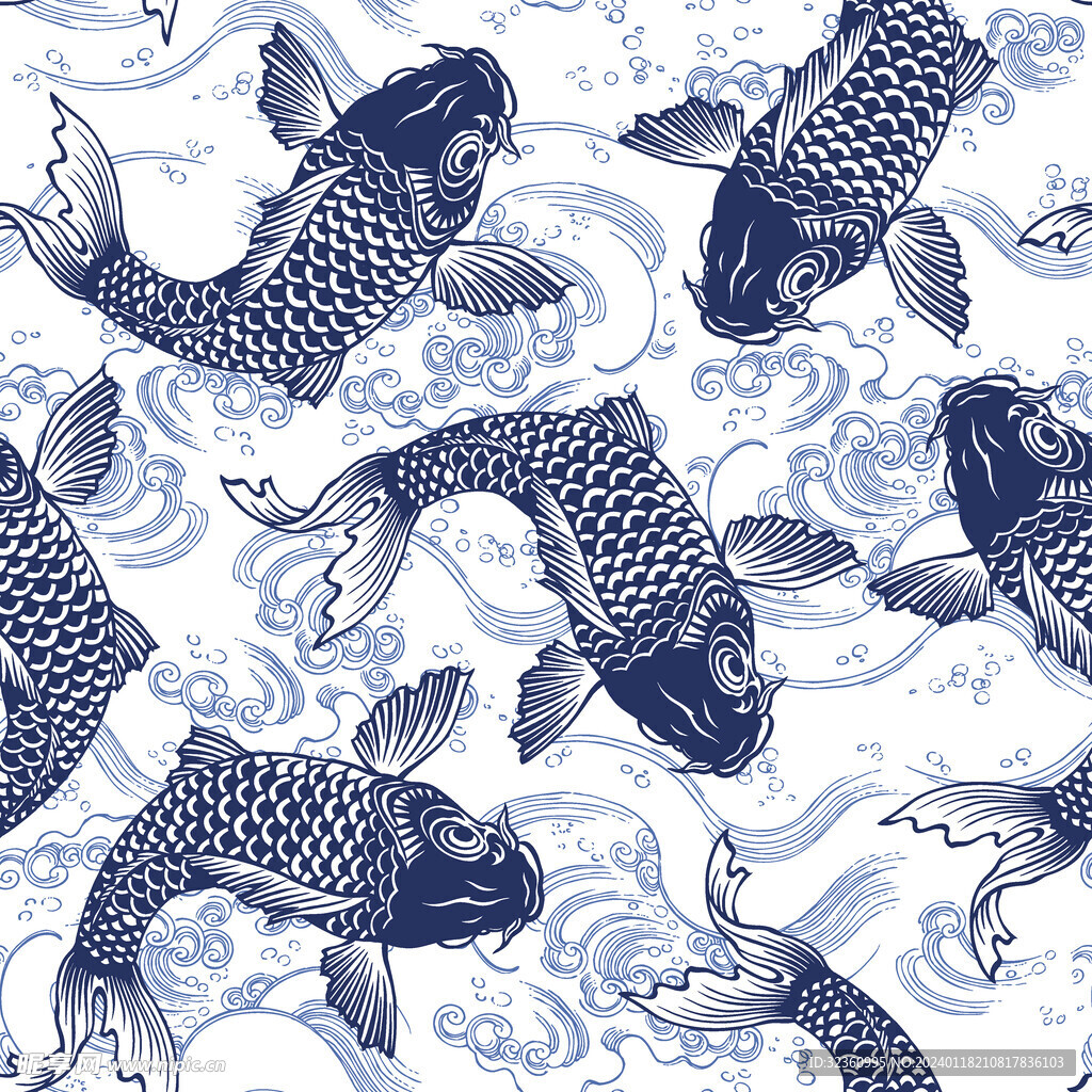 中國風  鯉魚