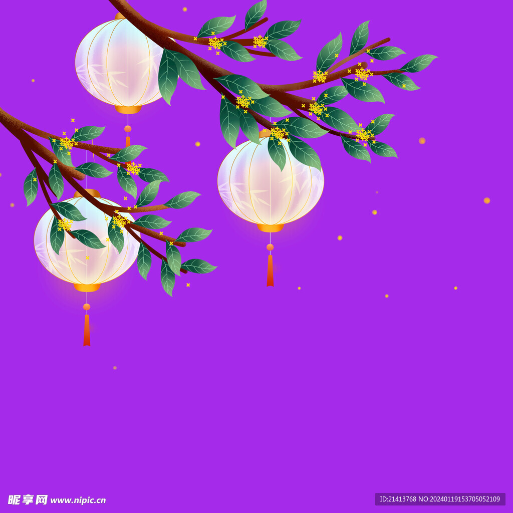 手繪花燈燈籠 
