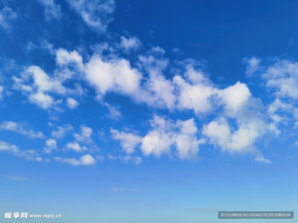 蓝天白云美景摄影 