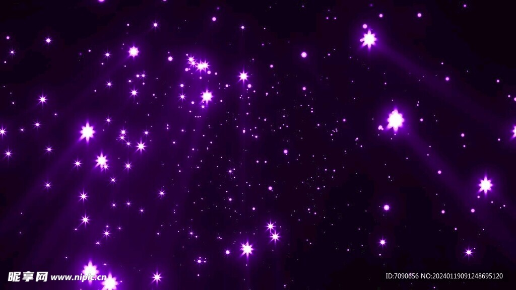 紫色梦幻星光