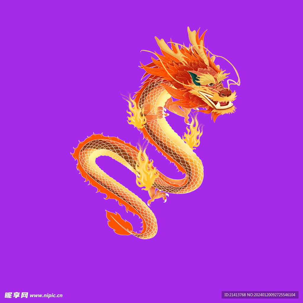 手繪卡通龍