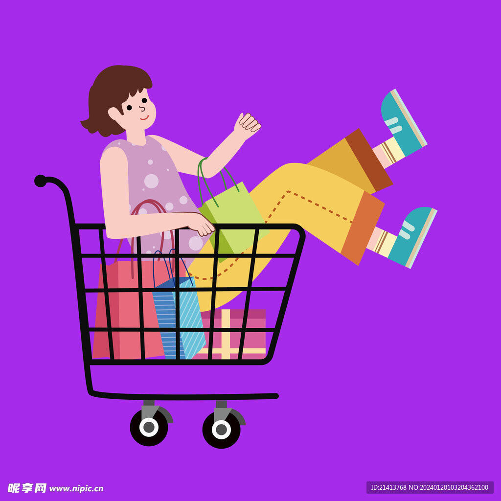 女人購物素材 