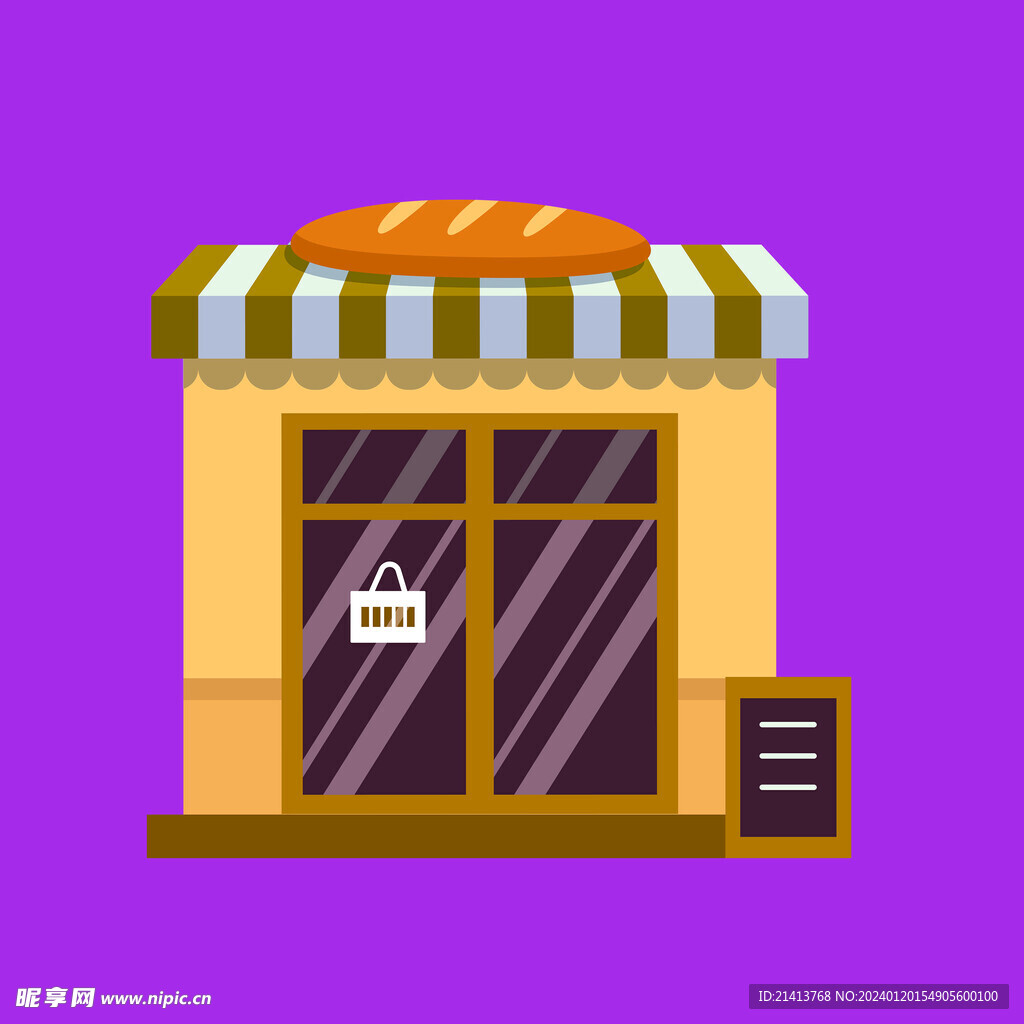 手繪店鋪商鋪 