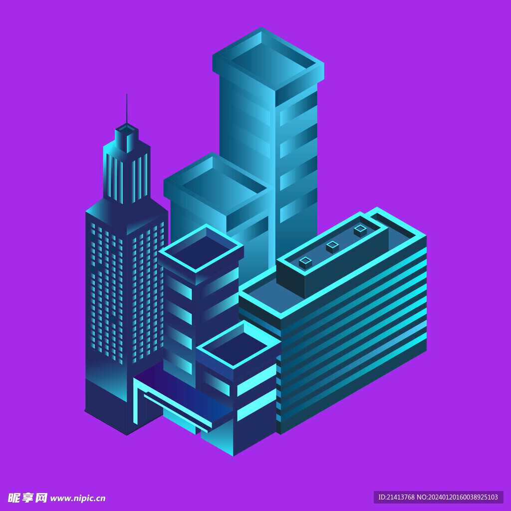 手繪樓市建筑