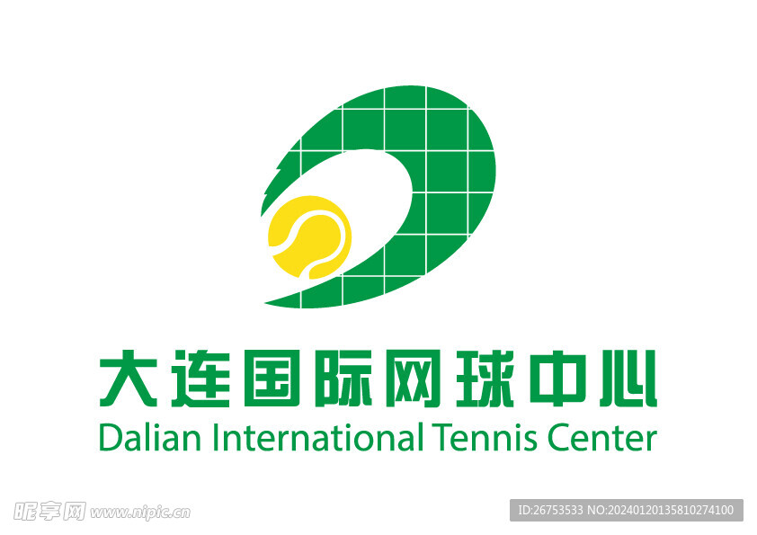 大连国际网球中心 LOGO