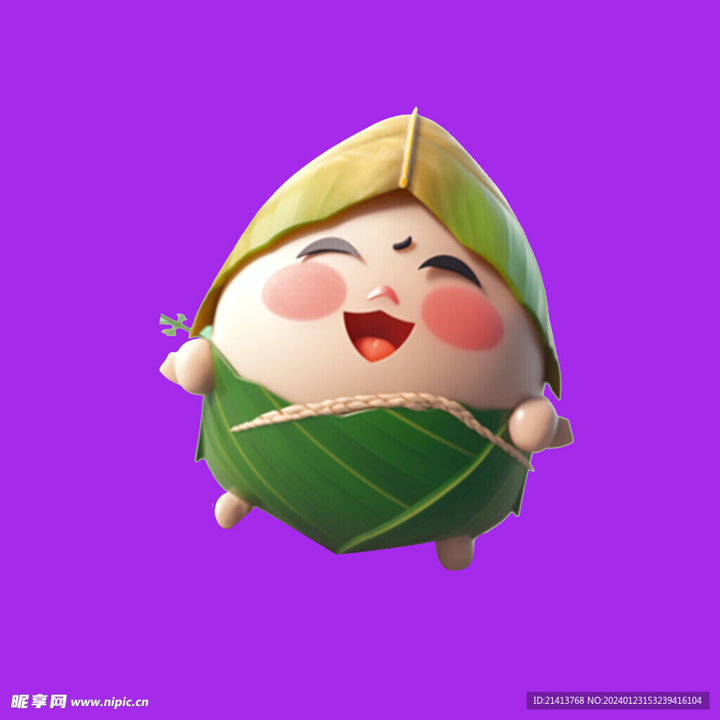 手繪端午粽子