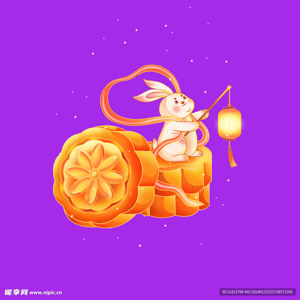 中秋月餅素材 