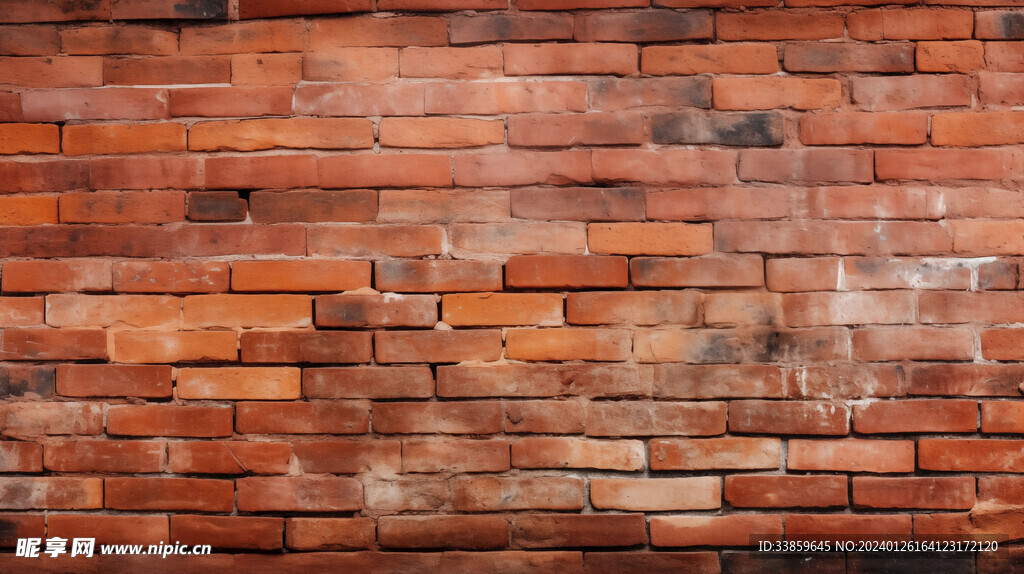 石砖红砖砖墙背景素材