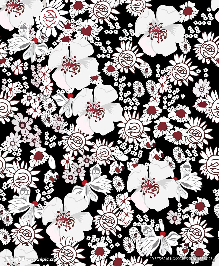 白色花