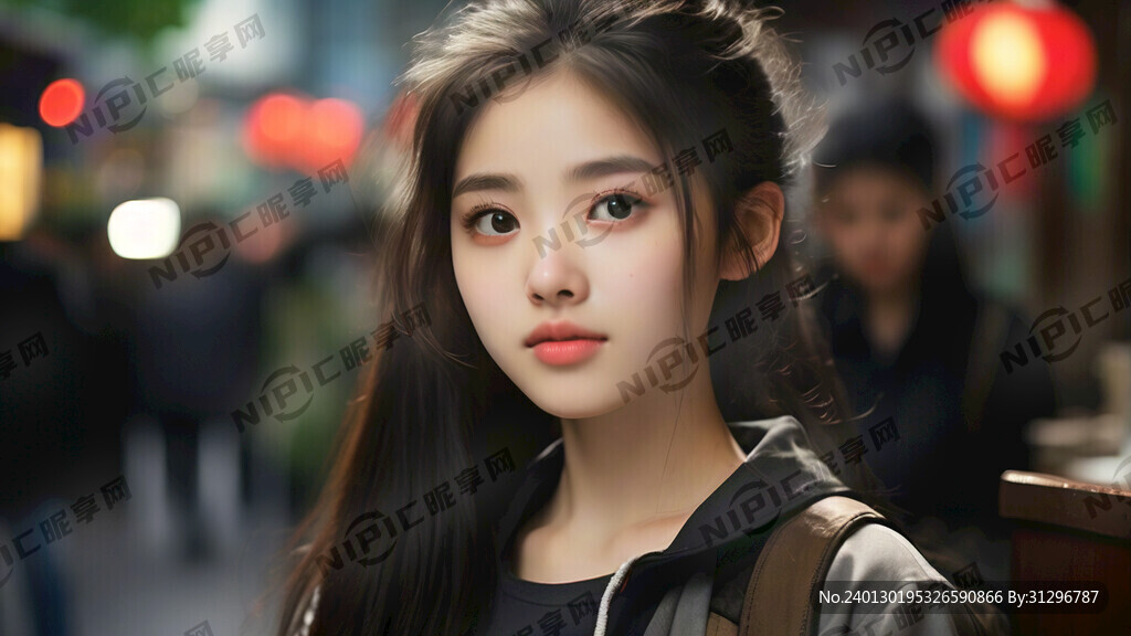 畫一個少女