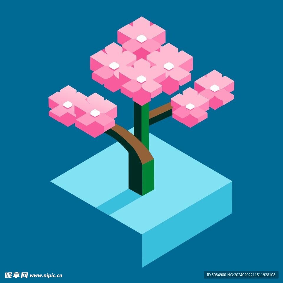 3D櫻花