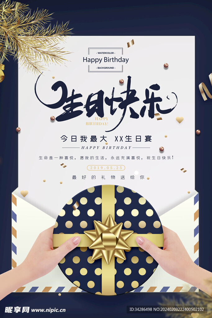 生日快乐海报