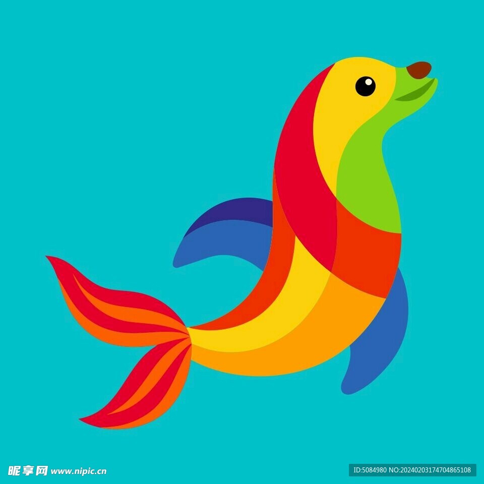 節日慶祝用的海獅素材
