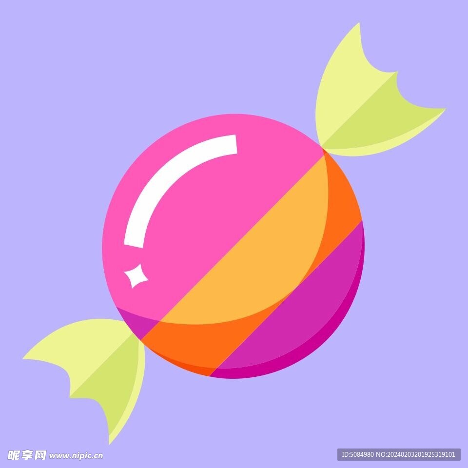 多彩節(jié)日素材圓糖果