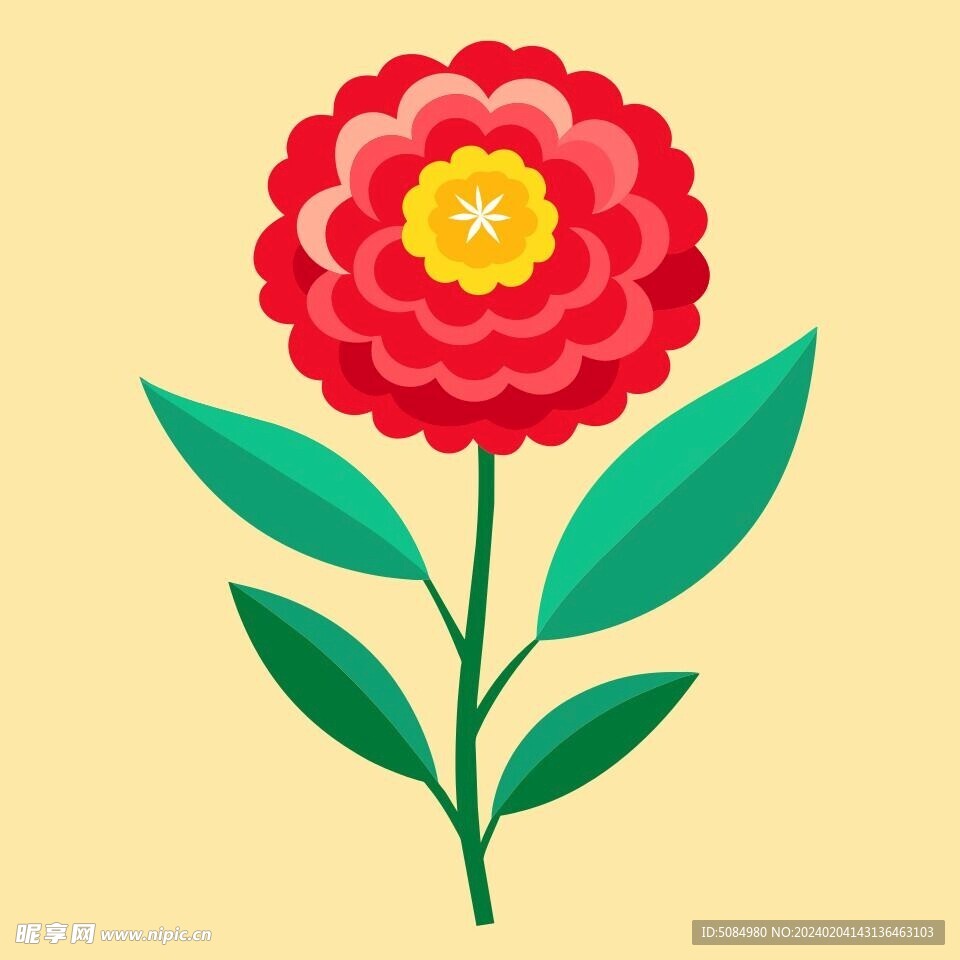 简洁的彩色节日素材蔷薇