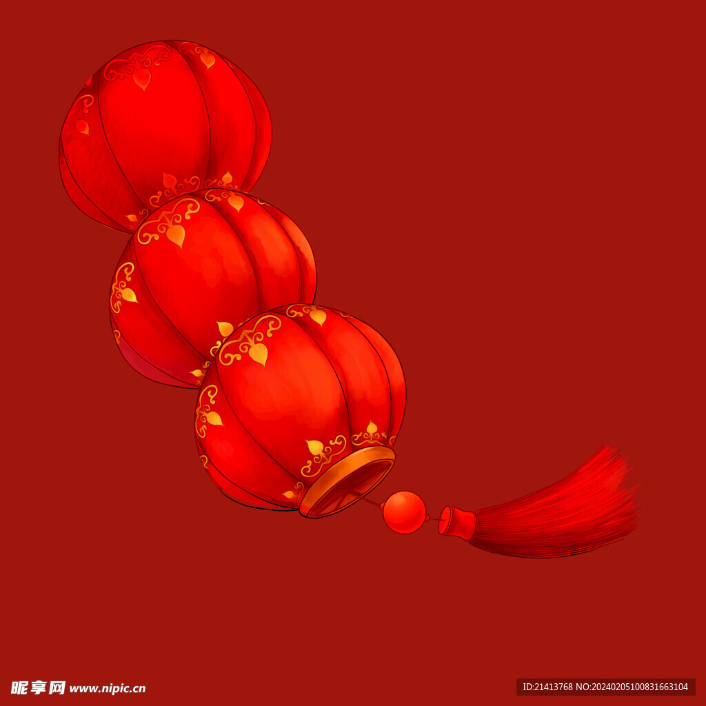 手繪花燈燈籠