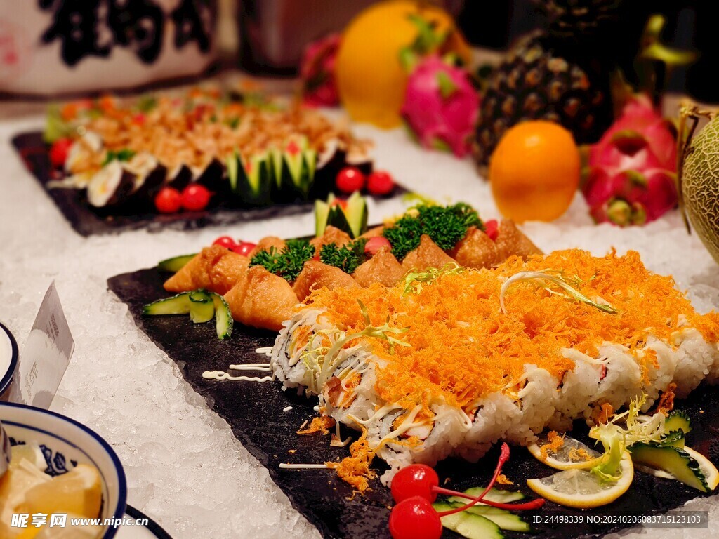 寿司 自助餐 美食 