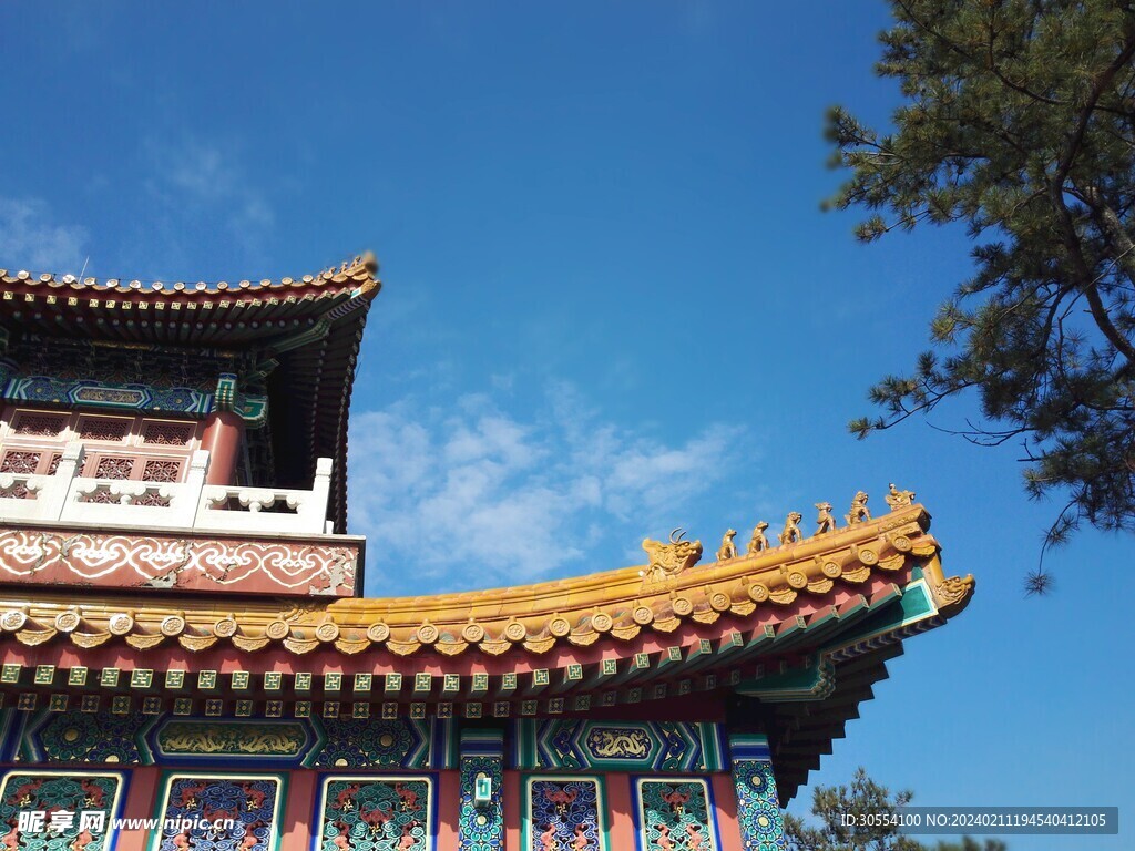 屋檐圖片