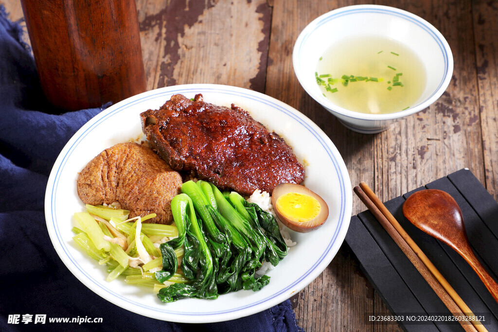 大肉飯美食圖片