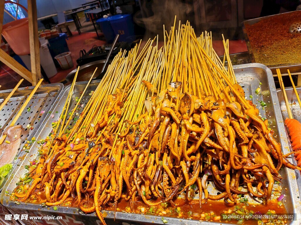 燒烤魷魚須