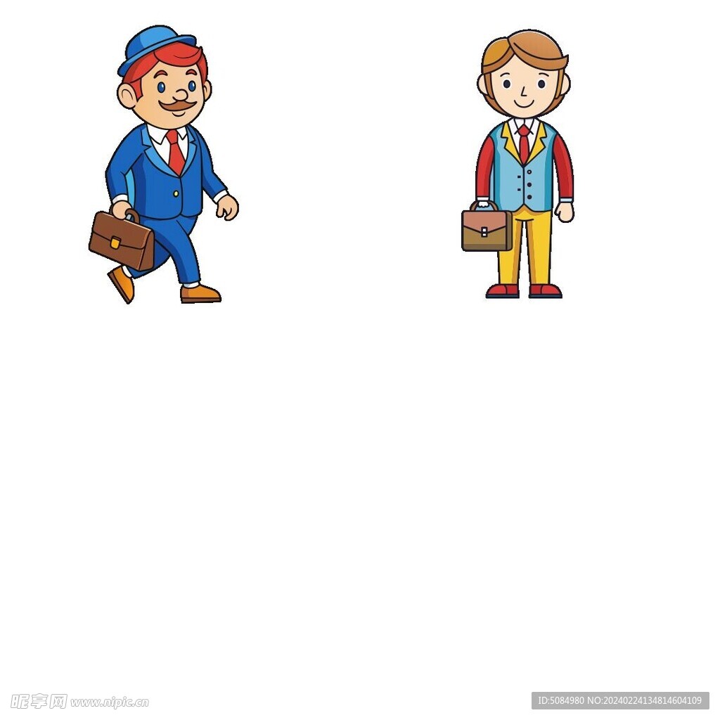 卡通風格銀行家組圖