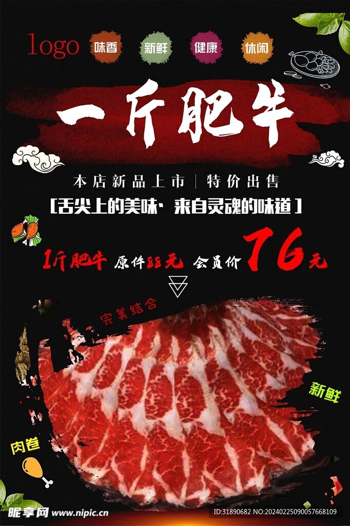 肥牛展板