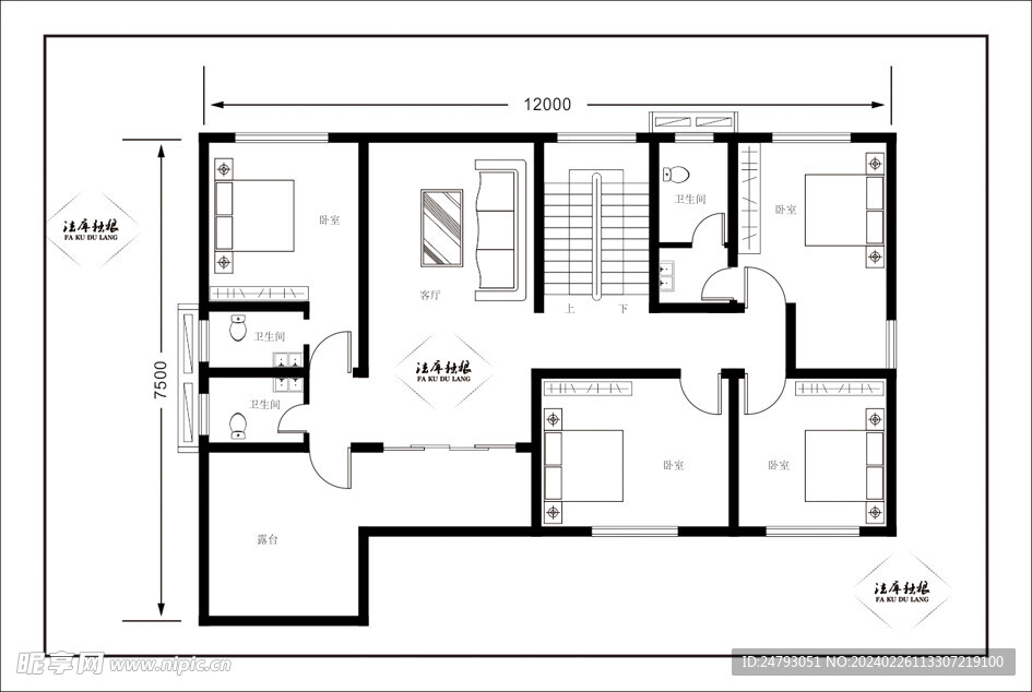 cdrX6模仿绘图房屋平面图